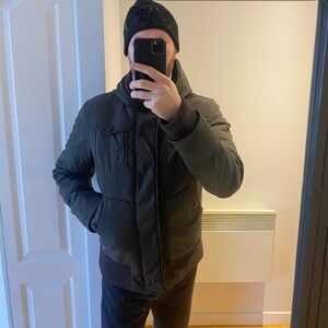 G STAR RAW WINTER COAT - ARMY GREEN